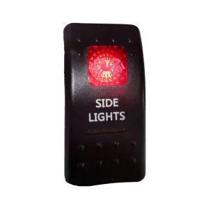 کلید کلنگی پروژکتور با چراغ پس زمینه قرمز طرح Side lights