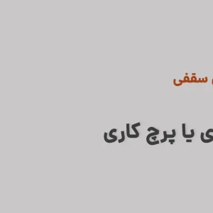 پایه پروژکتور کشویی فلزی ریل سقفی دو عددی