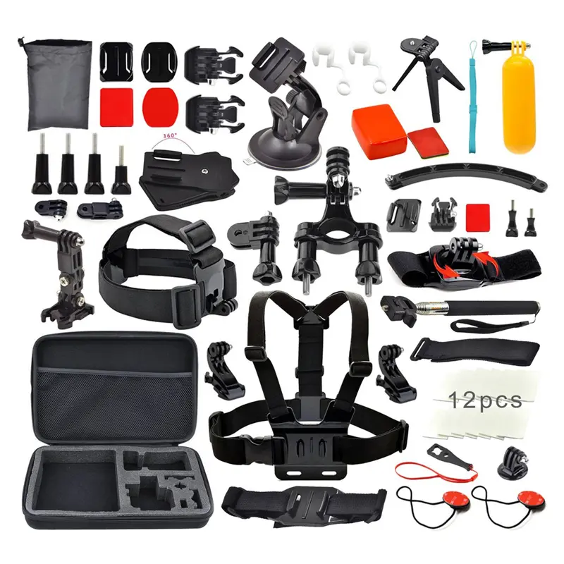 نمای روبرو از تجهیزات جانبی دوربین