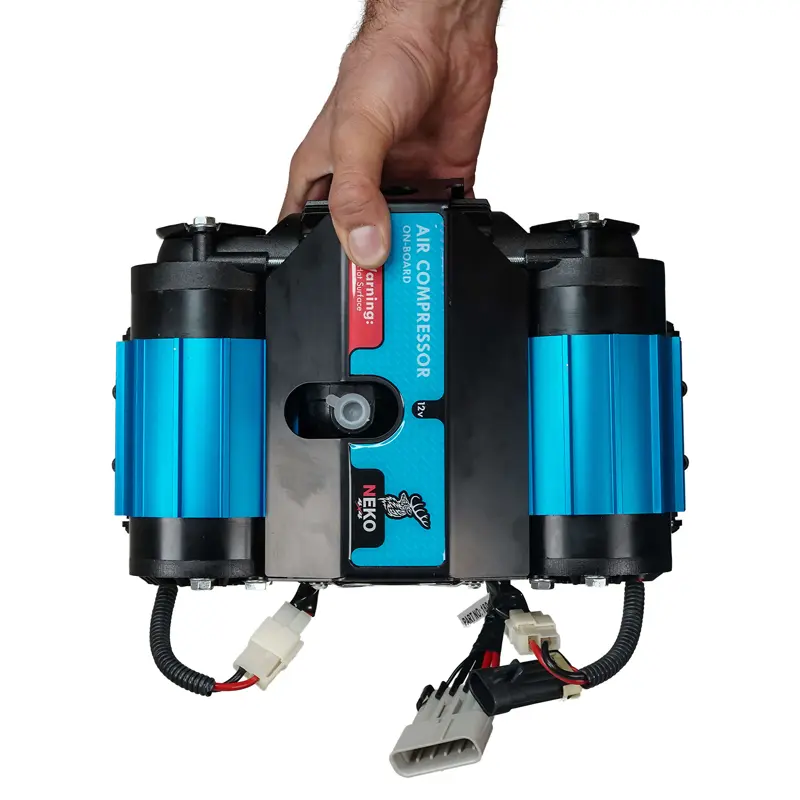 کمپرسور باد 174 لیتر دو سیلندر نصبی نکو در دست برای اندازه واقعی