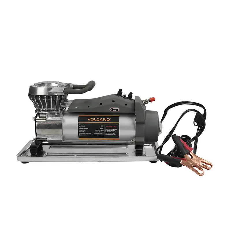 کمپرسور باد 98 لیتر ولکانو سری (Heavy Duty) از نمای روبرو