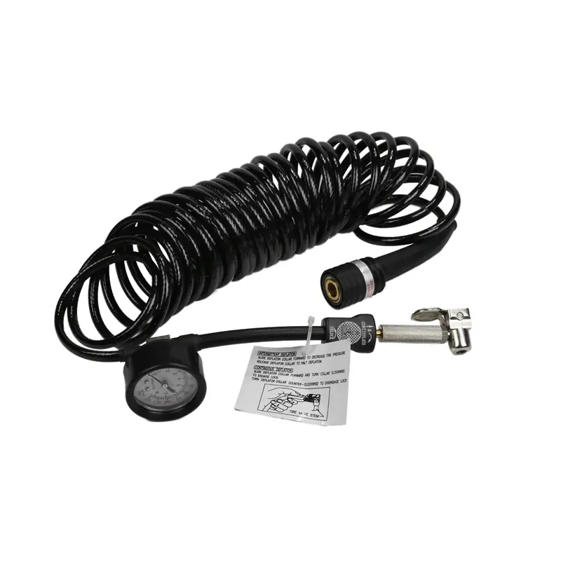 نمای روبرو از شلنگ باد کمپرسور باد 98 لیتر تک سیلندر ولکانو