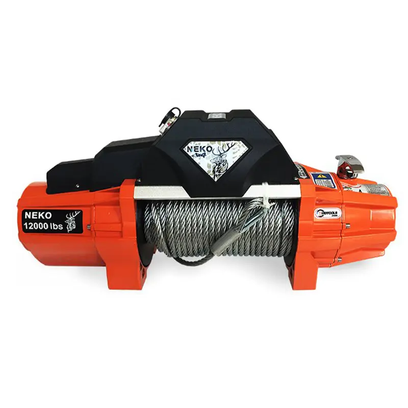 نمای روبرو از وینچ 12000 پوند سیم بکسلی نکو طرح وارن