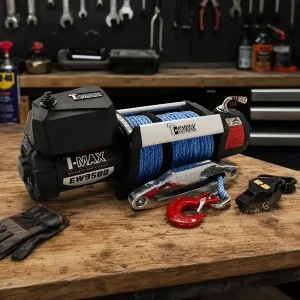وینچ خودرویی 9500 پوند طناب الیافی تی مکس (T- Max) سری (X-power) - 12 ولت - تصویر 2