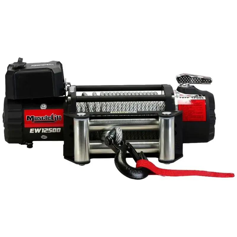 نمای روبرو از وینچ خودرویی 12500 پوند سیم بکسلی تی مکس