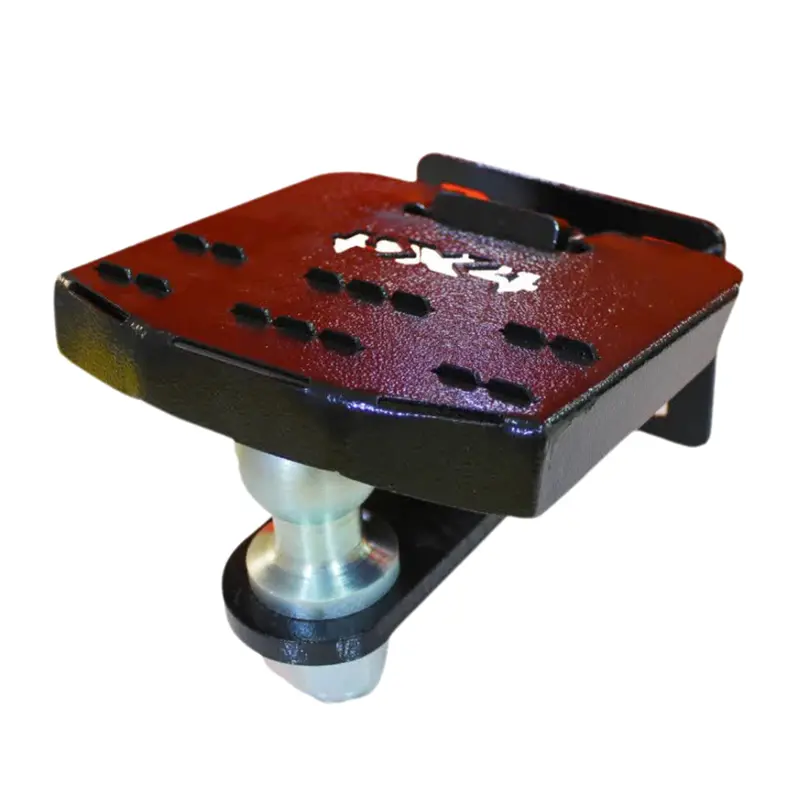 مال بند آهنی 3.5 تن ثابت پله دار در حالت بسته از نمای روبرو