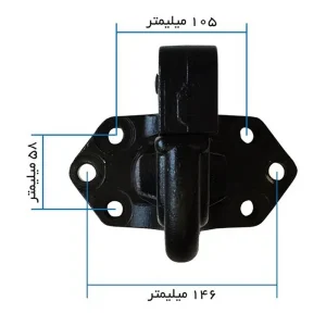سایز مال بند آهنی 8 تن فابریک تویوتا پرادو
