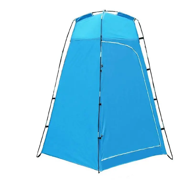 چادر حمام و دستشویی با فریم عصایی از نمای روبرو