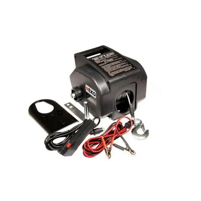 وینچ قایقی کابلی 2000 پوند ثابت و متحرک نکو از نمای روبرو