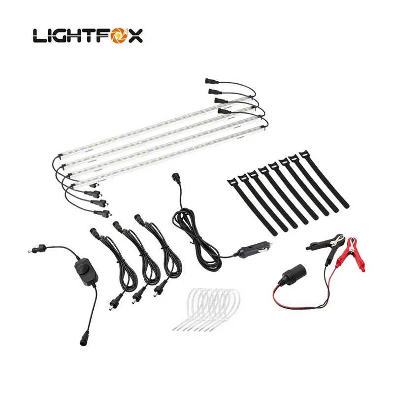 جزئیات پک روشنایی کمپ و کاروان از نمای روبرو