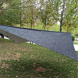 سایبان کمپینگ 3*3 خجیر PU از نمای کناری