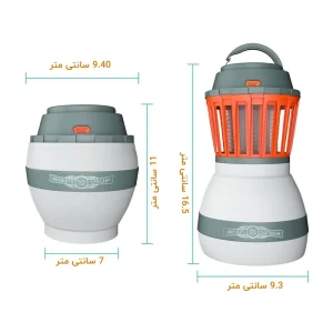 ابعاد چراغ کمپینگ و پشه کش ضد آب