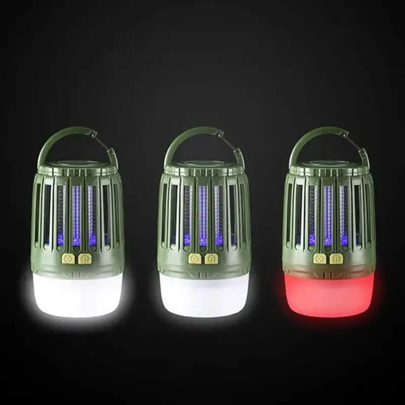 حالت های نوری متنوع چراغ کمپینگ در کنار هم