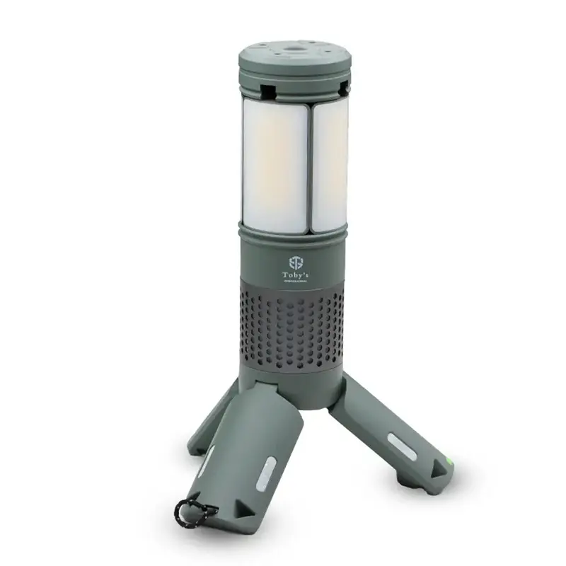 چراغ کمپینگ چهار پنل شارژی توبیز (Toby's) در حالت خاموش