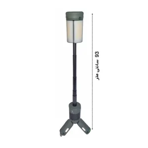بیشترین ارتفاع چراغ کمپینگ چهار پنل توبیز مدل CPL-T25