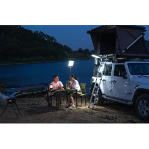 چراغ کمپینگ سولار پنل دار 26 وات (Wild Land) مدل Galaxy Solar