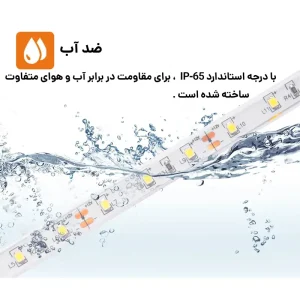 پک روشنایی کمپ و کاروان 12 ولت در داخل آب