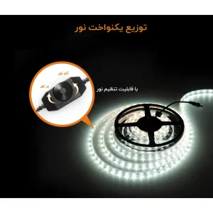 نمای نزدیک از دکمه تنظیم نور پک روشنایی کمپ