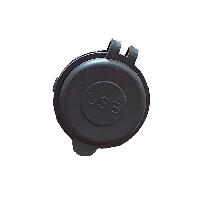 نمای روبرو از درگاه شارژر USB دوتایی 1 و 2.1 آمپر