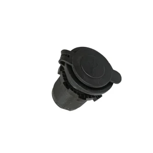 درگاه شارژر USB دوتایی 2.1 آمپر توکار گرد از نمای نزدیک