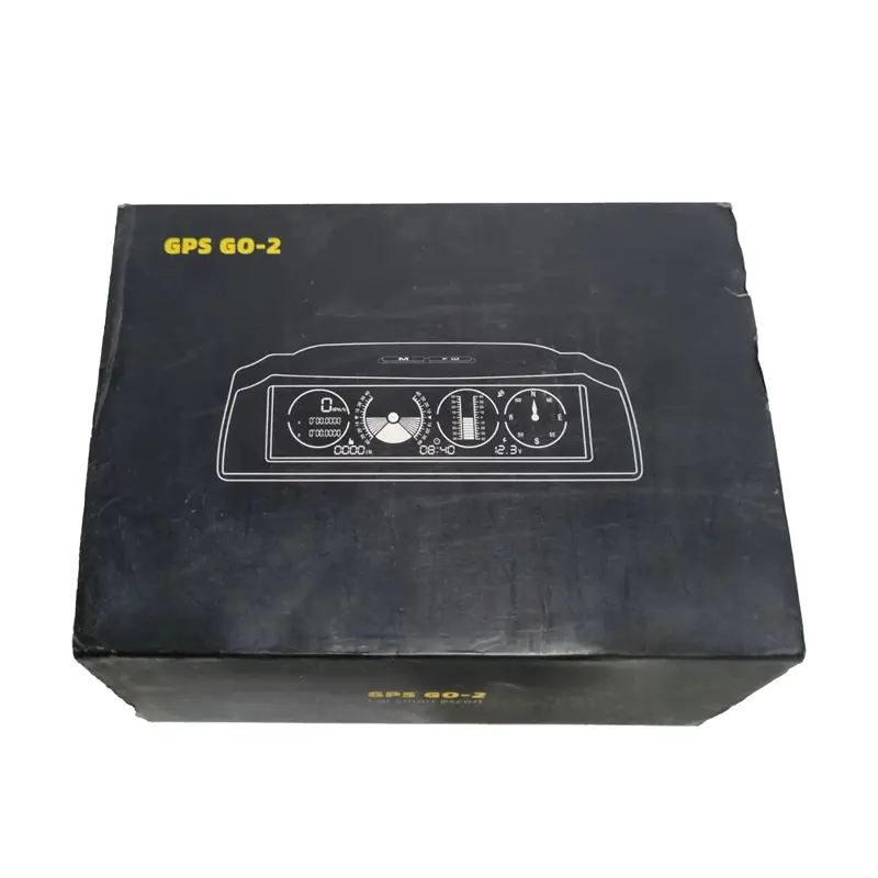 نمای بالا از بسته بندی شیب سنج دیجیتال