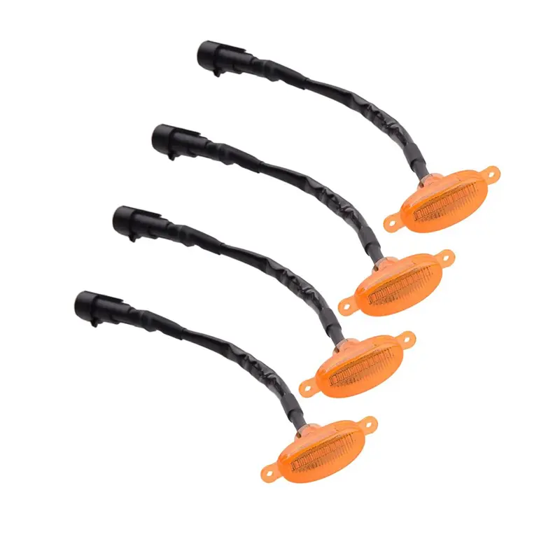 ست 4 عددی چراغ دیلایت جلو پنجره رنگ زرد