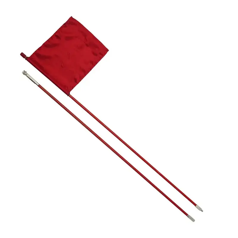 نمای روبرو از میل پرچم یک تکه 2.7 متر آمریکایی