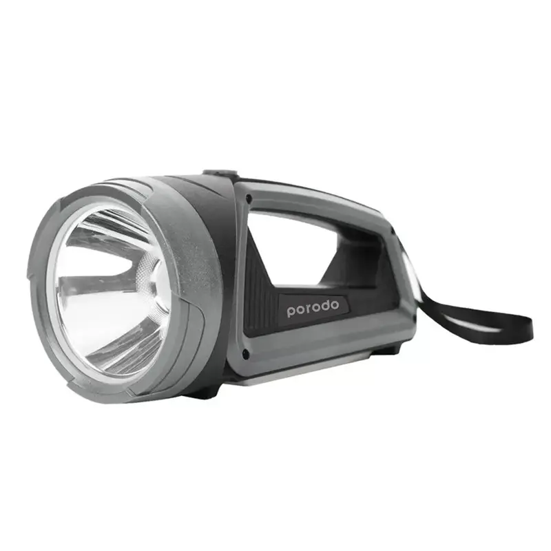 چراغ قوه شارژی 2 کاره پرودو از نمای 45 درجه