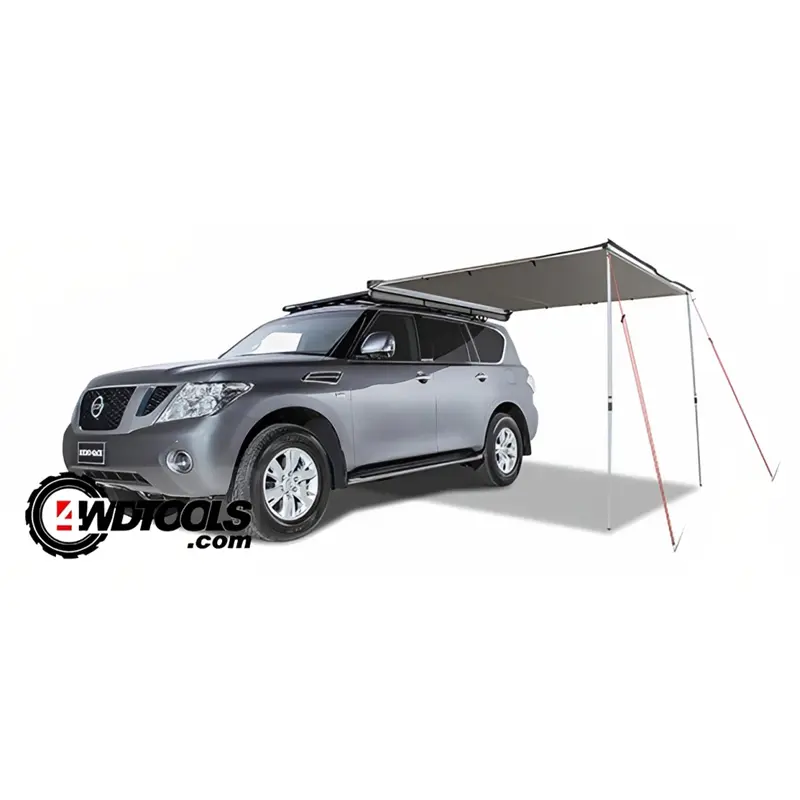 سایبان سقفی تاشو کمپینگ و آفرود نصب شده