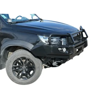 نمای کنار از سپر جلو فولادی گارد دار 4x4class