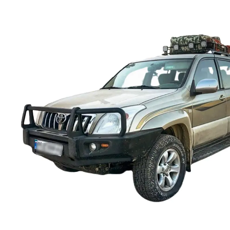 front-bumper-4c114-cover سپر جلو فولادی تویوتا پرادو سری 120 از نمای 45 درجه