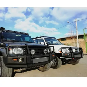 سپر جلو فولادی گارد دار طرح ARB از نمای کنار