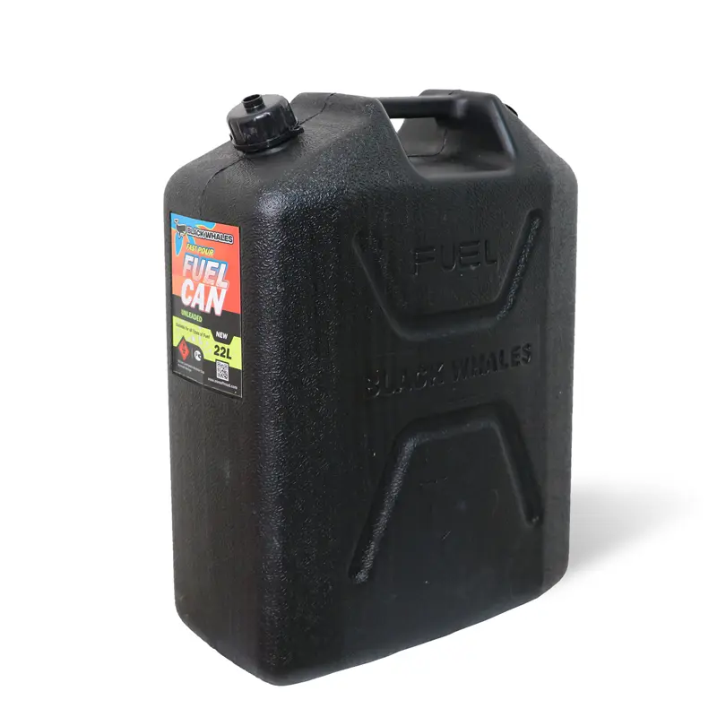 نمای نزدیک از گالن 22 لیتری بلک وال بدون نازل رنگ مشکی