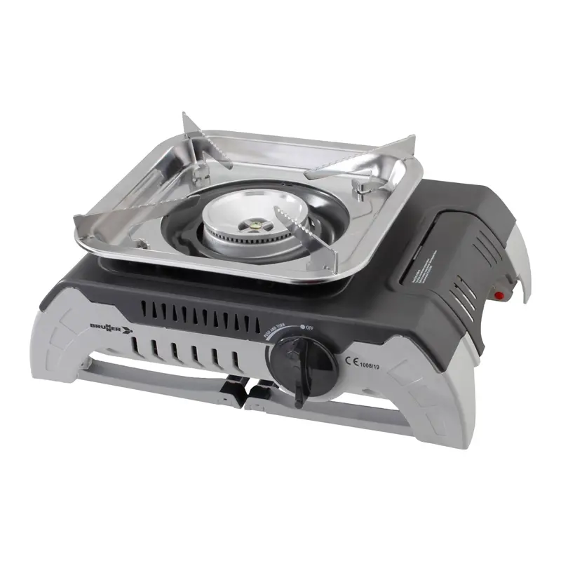 اجاق گاز تک شعله مکسان از نمای نزدیک 45 درجه