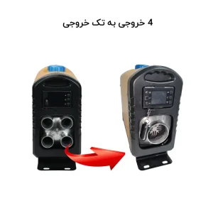بخاری درجا گازوئیلی قابل حمل 5 کیلووات 12/24 ولت - کاور کامپوزیت HG5
