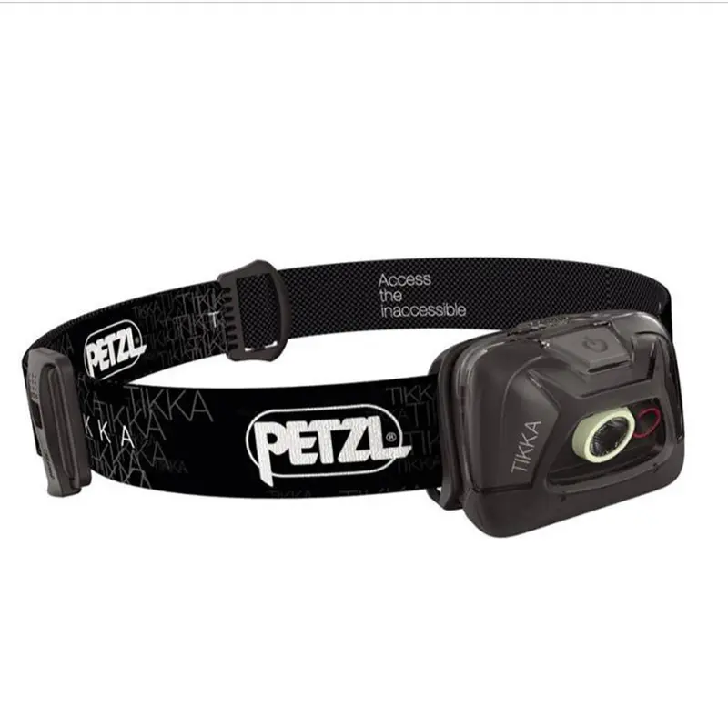 headlamp-flashlight-pz100-cover نمای نزدیک از چراغ قوه هد لامپ مدل تیکینا رنگ مشکی