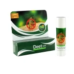 قلم دافع حشرات دیت (Deet) در کنار جعبه بسته بندی