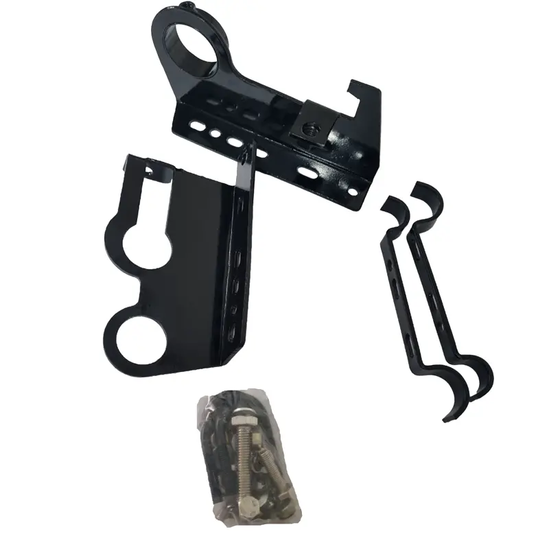 نمای بالا زا اتصال جک لیفت به باربند لوله ای آهنی