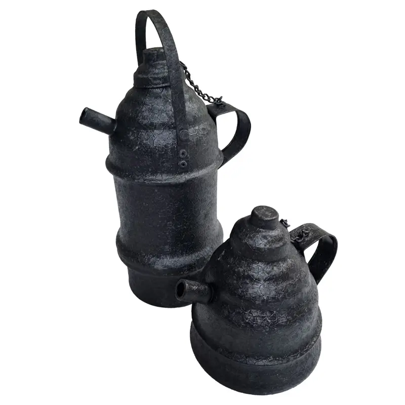 ست کتری و قوری شامورتی از نمای روبور