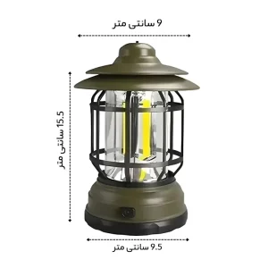 ابعاد چراغ کمپینگ