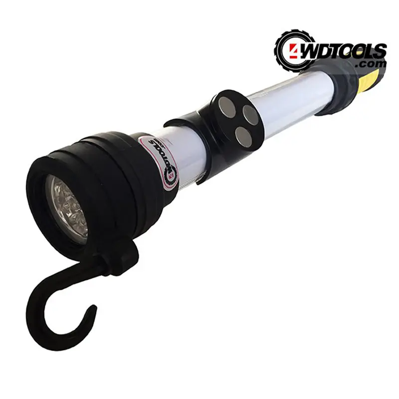 چراغ LED کار و روشنایی کمپ شارژی تی مکس از نمای 45 درجه