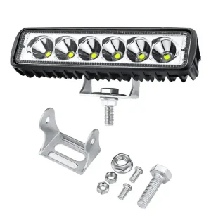 لایت بار 18 وات خطی یک ردیفه در کنار پیچ ومهره