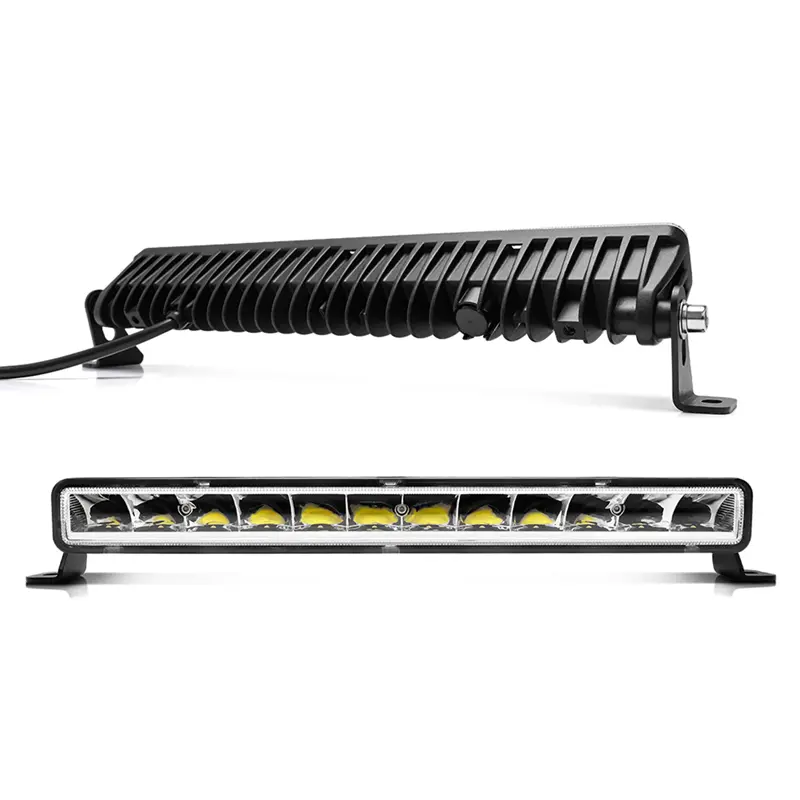 نمای پشت و نمای روبروی لایت بار 36 وات 36 سانتی متر تک ردیفه اسرام