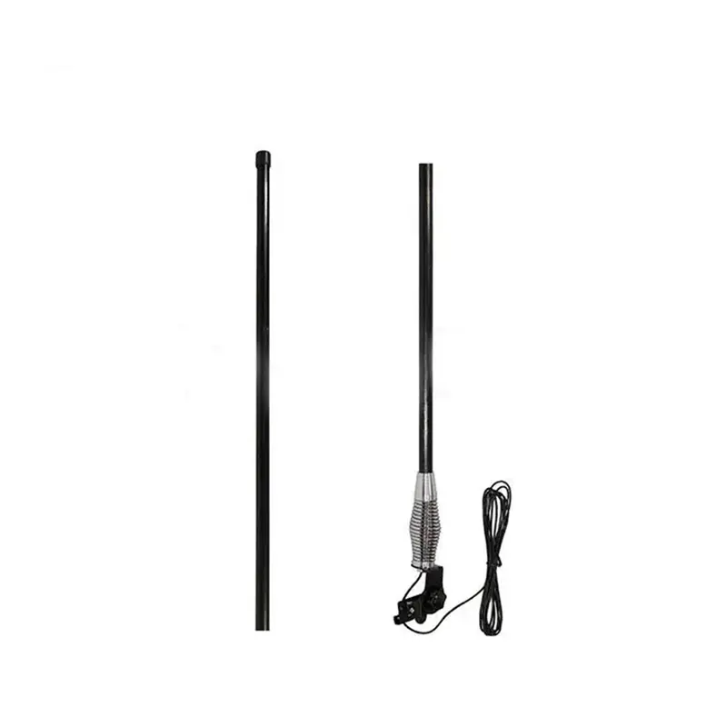 آنتن آفرود 130 سانتی متر مشکی از نمای روبرو