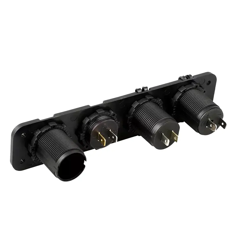 نمای پشت پنل 4 تایی توکار ولتمتر