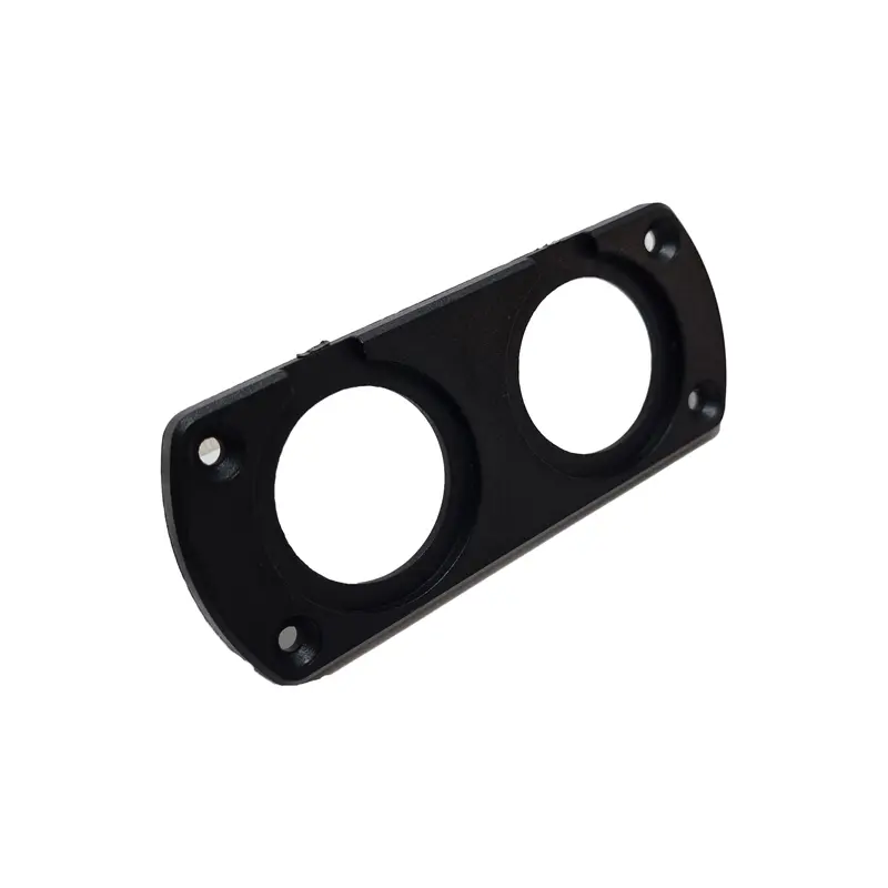 قاب پنل توکار ۲ خانه نصب درگاه گرد از نمای روبرو