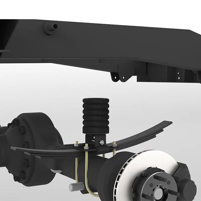 ضربه گیر پلاستیکی نیسان پیکاپ در حالت نصب شده