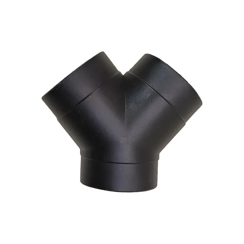 سه راهی پلاستیکی Y شکل قطر7 سانتی متر بخاری درجا