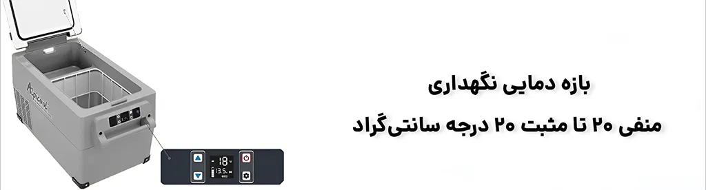 یخچال و فریزر قابل حمل آلپیکول (Alpicool) ، بازده دمایی منفی 20 تا مثبت 20 درجه 1