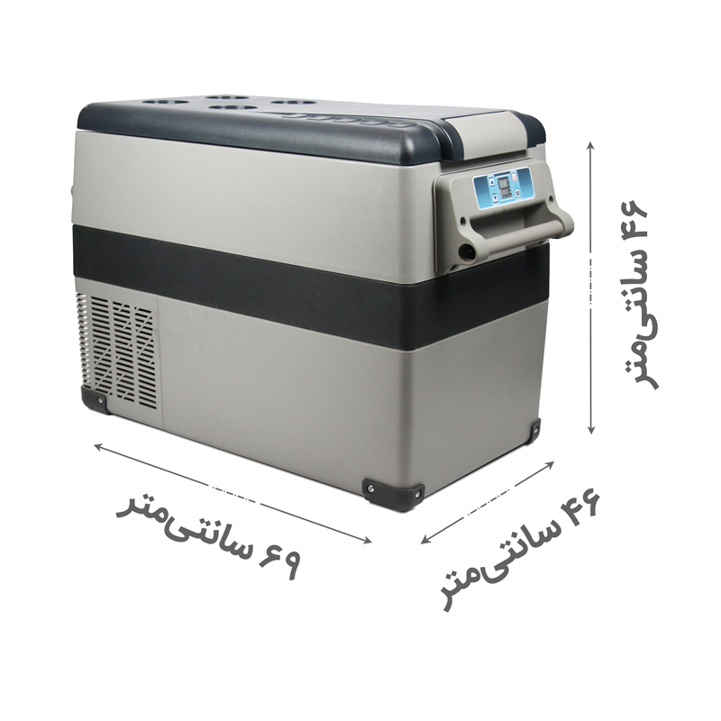 ابعاد یخچال و فریزر آلپیکول مدل CF45 با ظرفیت 42 لیتر